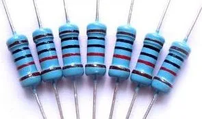 bentuk resistor metal film