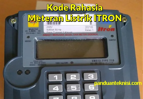 Kode Meteran Listrik ITRON