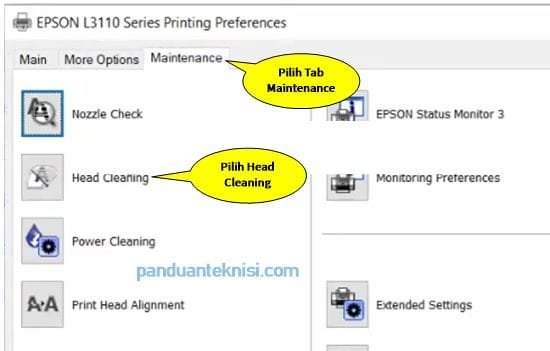 Cara Cleaning Printer Epson maintenance