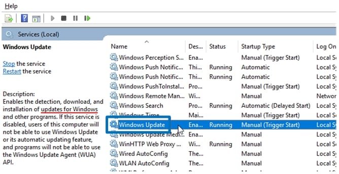 Cara Mematikan Update Windows 10 update service