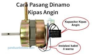 Cara-Pasang-Dinamo-Kipas-Angin dinamo kipas angin