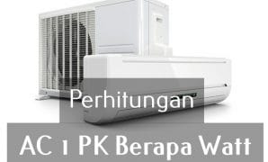 AC 1 PK Berapa Watt