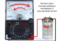 cara-mengukur-kapasitor-dengan-multimeter-analog cara mengetahui kapasitor rusak dengan multimeter