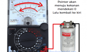 cara-mengukur-kapasitor-dengan-multimeter-analog cara mengetahui kapasitor rusak dengan multimeter